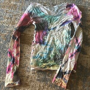 Multicolor Tie-Dye Women's Top